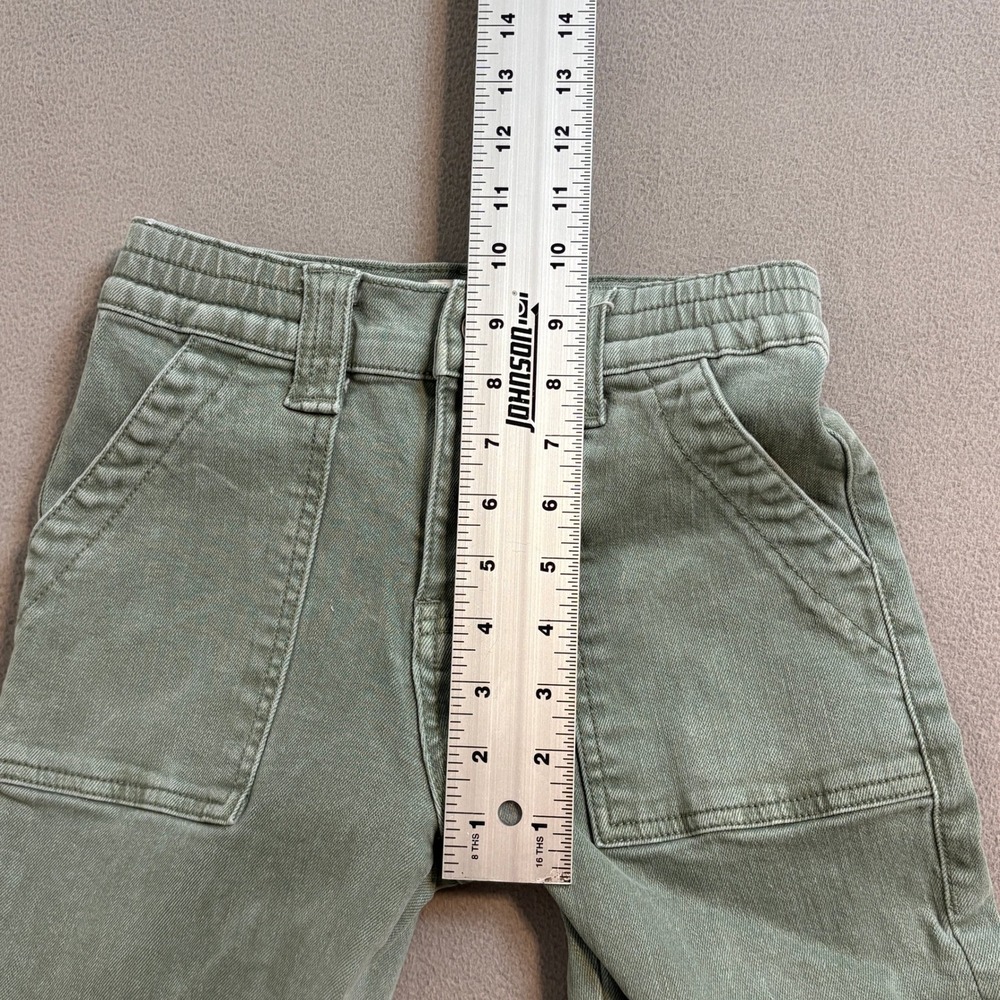 Vervet Los Angeles Women Olive Green Cargo Pants Straight Leg Utility Size 23 - Picture 9 of 10
